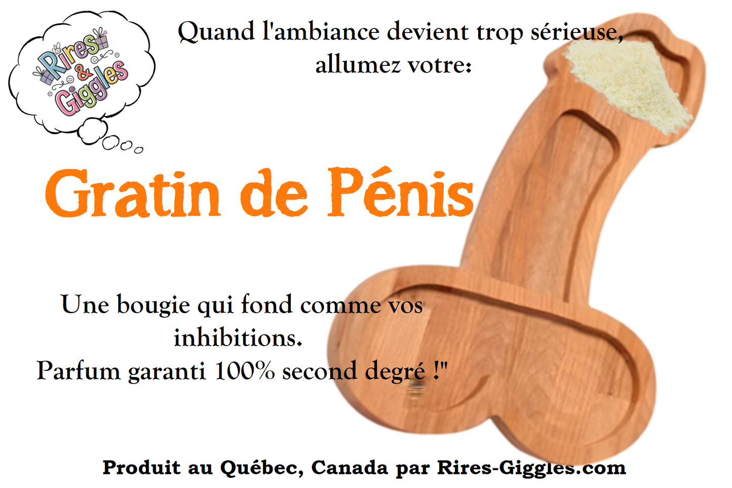 Humorous Labels - For Candle - French or English