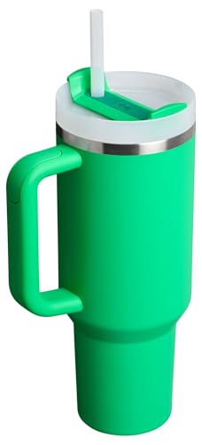 Stanley Quencher H2.0 Tumbler with Handle and Straw 30 oz | Flowstate 3-Position Lid | Cup Holder Compatible for Travel | Insulated Stainless Steel Cup | BPA-Free | Rose Quartz 2.0