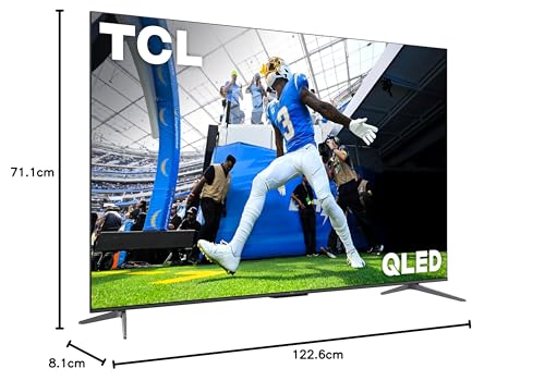 TCL 65-Inch Q6 QLED 4K UHD Smart TV with Fire TV (65Q651F, 2025 Model) Dolby Vision, HDR PRO+, Dolby Atmos, Alexa Built-in with Voice Remote, Apple AirPlay 2 Compatibility, Streaming Television