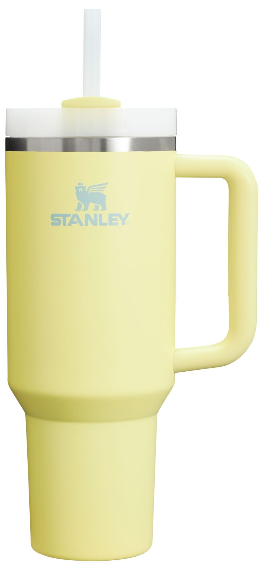 Stanley Quencher H2.0 Tumbler with Handle and Straw 30 oz | Flowstate 3-Position Lid | Cup Holder Compatible for Travel | Insulated Stainless Steel Cup | BPA-Free | Rose Quartz 2.0