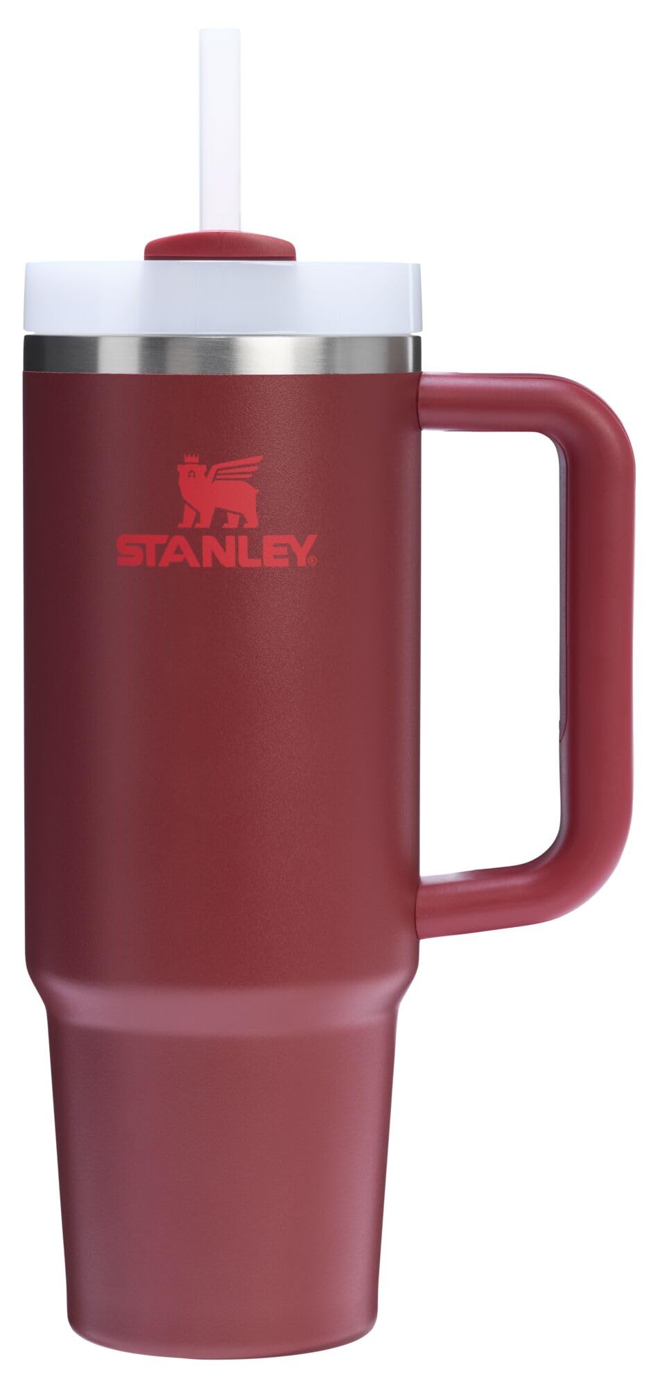 Stanley Quencher H2.0 Tumbler with Handle and Straw 30 oz | Flowstate 3-Position Lid | Cup Holder Compatible for Travel | Insulated Stainless Steel Cup | BPA-Free | Rose Quartz 2.0