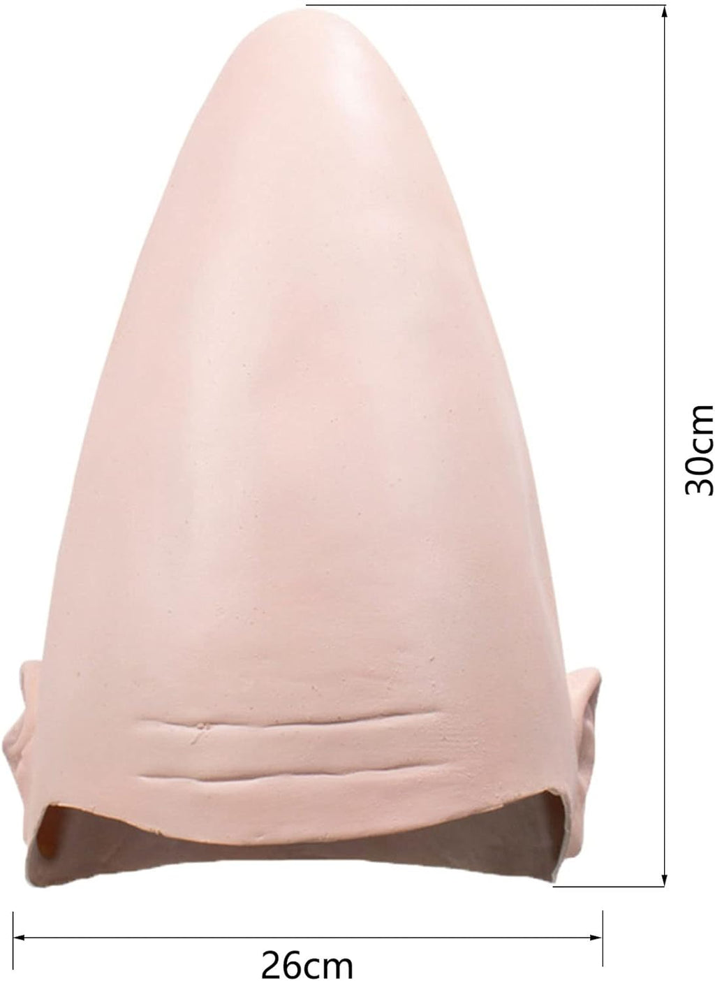 Perruque en forme d'œuf, crâne chauve et épais, style extraterrestre, pour déguisement, cosplay ou Halloween. 