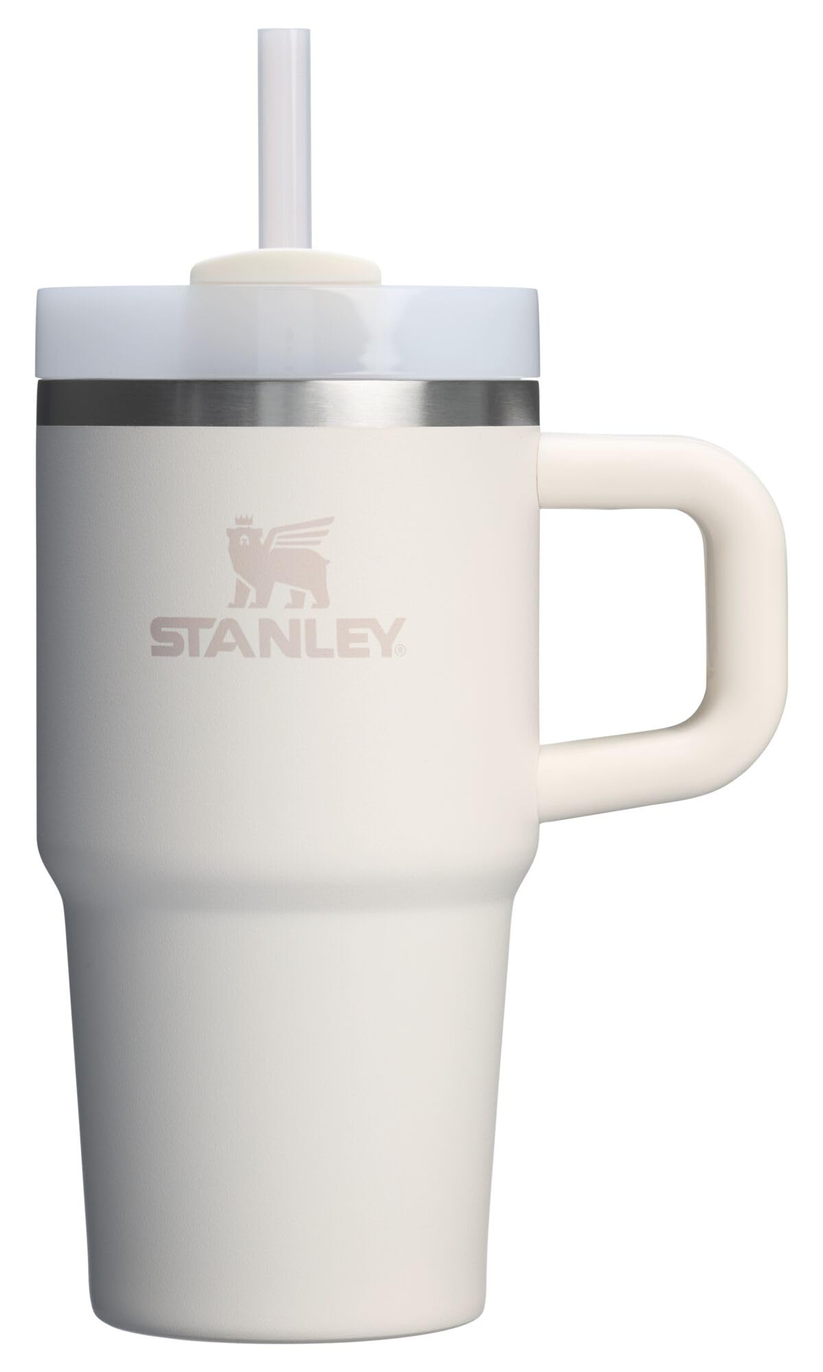 Stanley Quencher H2.0 Tumbler with Handle and Straw 30 oz | Flowstate 3-Position Lid | Cup Holder Compatible for Travel | Insulated Stainless Steel Cup | BPA-Free | Rose Quartz 2.0