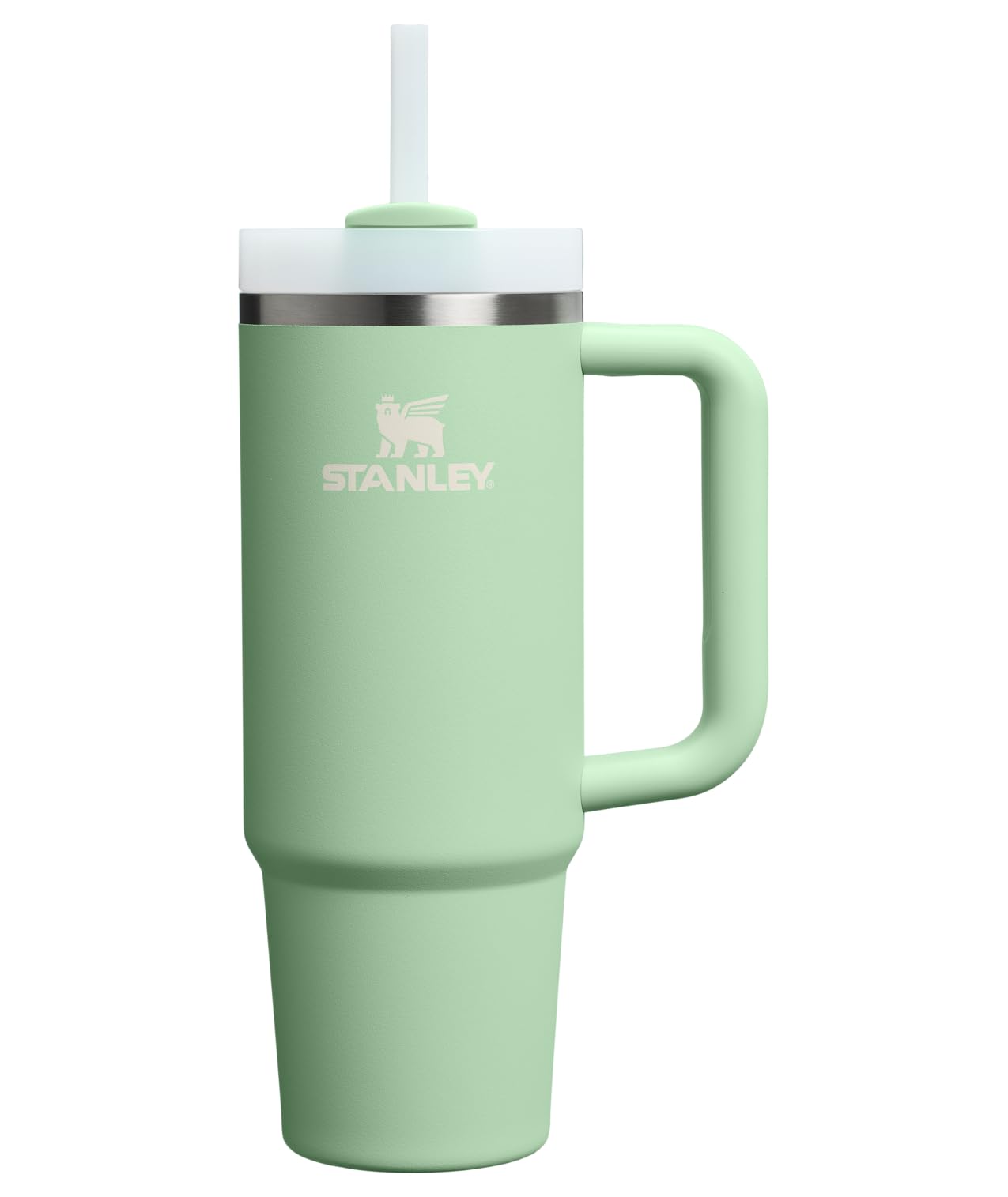 Stanley Quencher H2.0 Tumbler with Handle and Straw 30 oz | Flowstate 3-Position Lid | Cup Holder Compatible for Travel | Insulated Stainless Steel Cup | BPA-Free | Rose Quartz 2.0