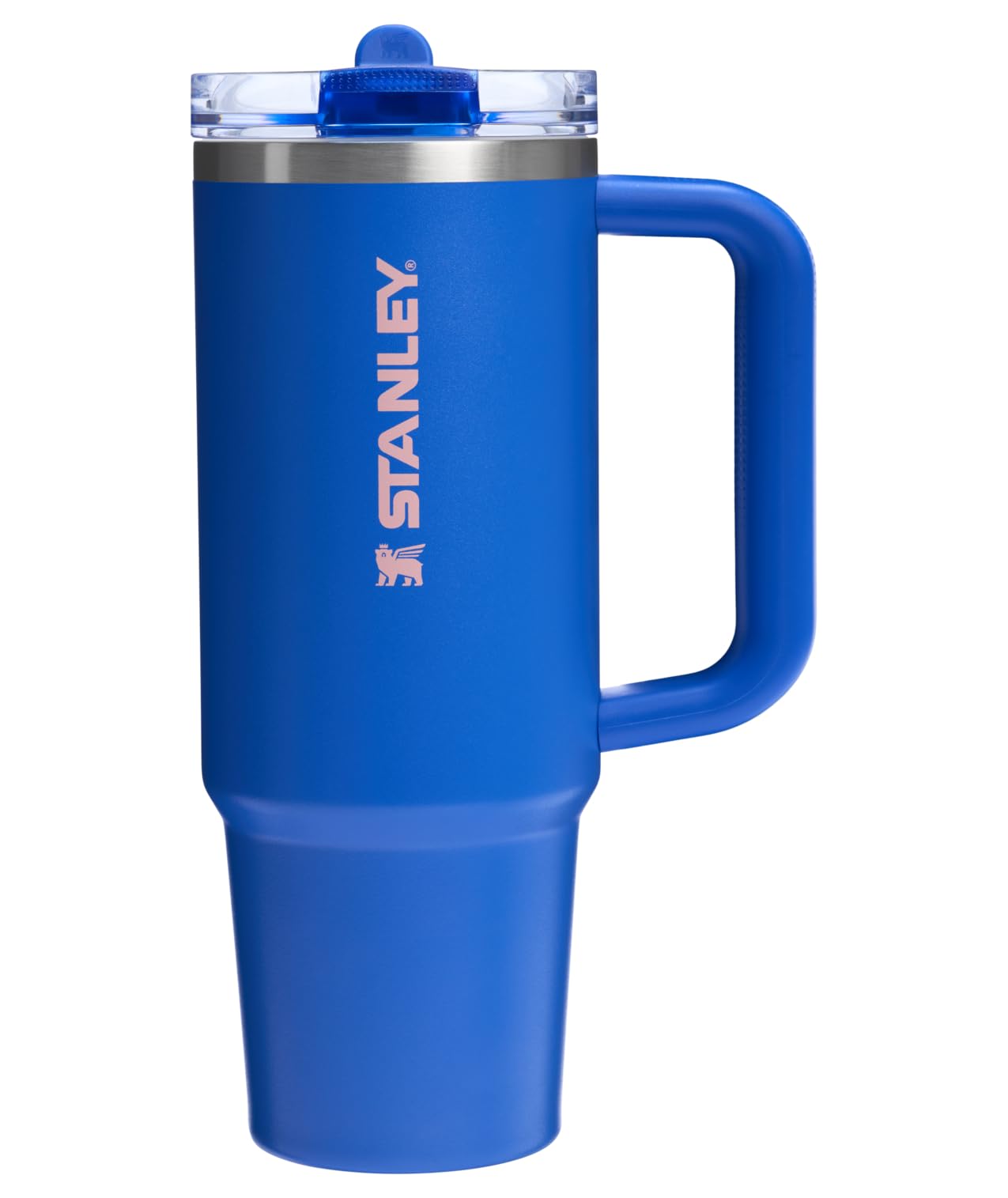 Stanley Quencher H2.0 Tumbler with Handle and Straw 30 oz | Flowstate 3-Position Lid | Cup Holder Compatible for Travel | Insulated Stainless Steel Cup | BPA-Free | Rose Quartz 2.0
