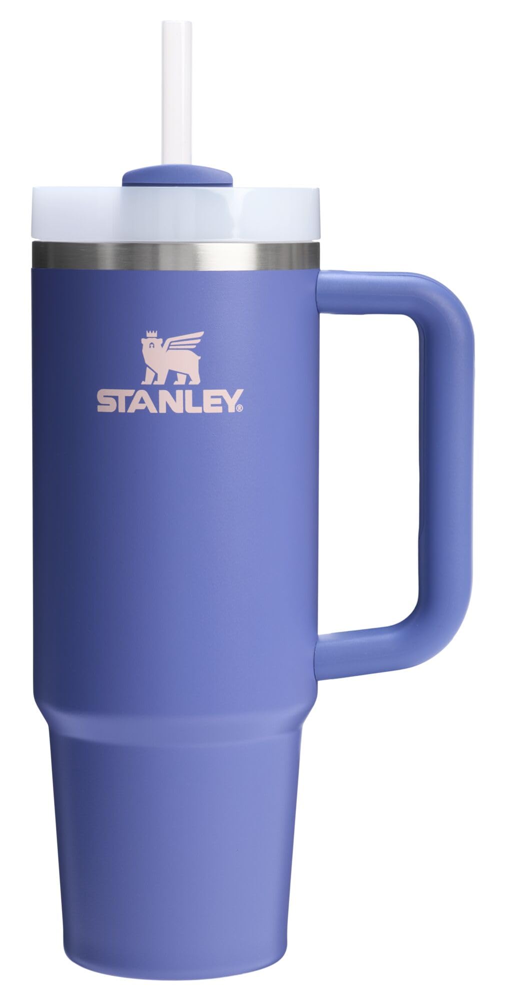 Stanley Quencher H2.0 Tumbler with Handle and Straw 30 oz | Flowstate 3-Position Lid | Cup Holder Compatible for Travel | Insulated Stainless Steel Cup | BPA-Free | Rose Quartz 2.0
