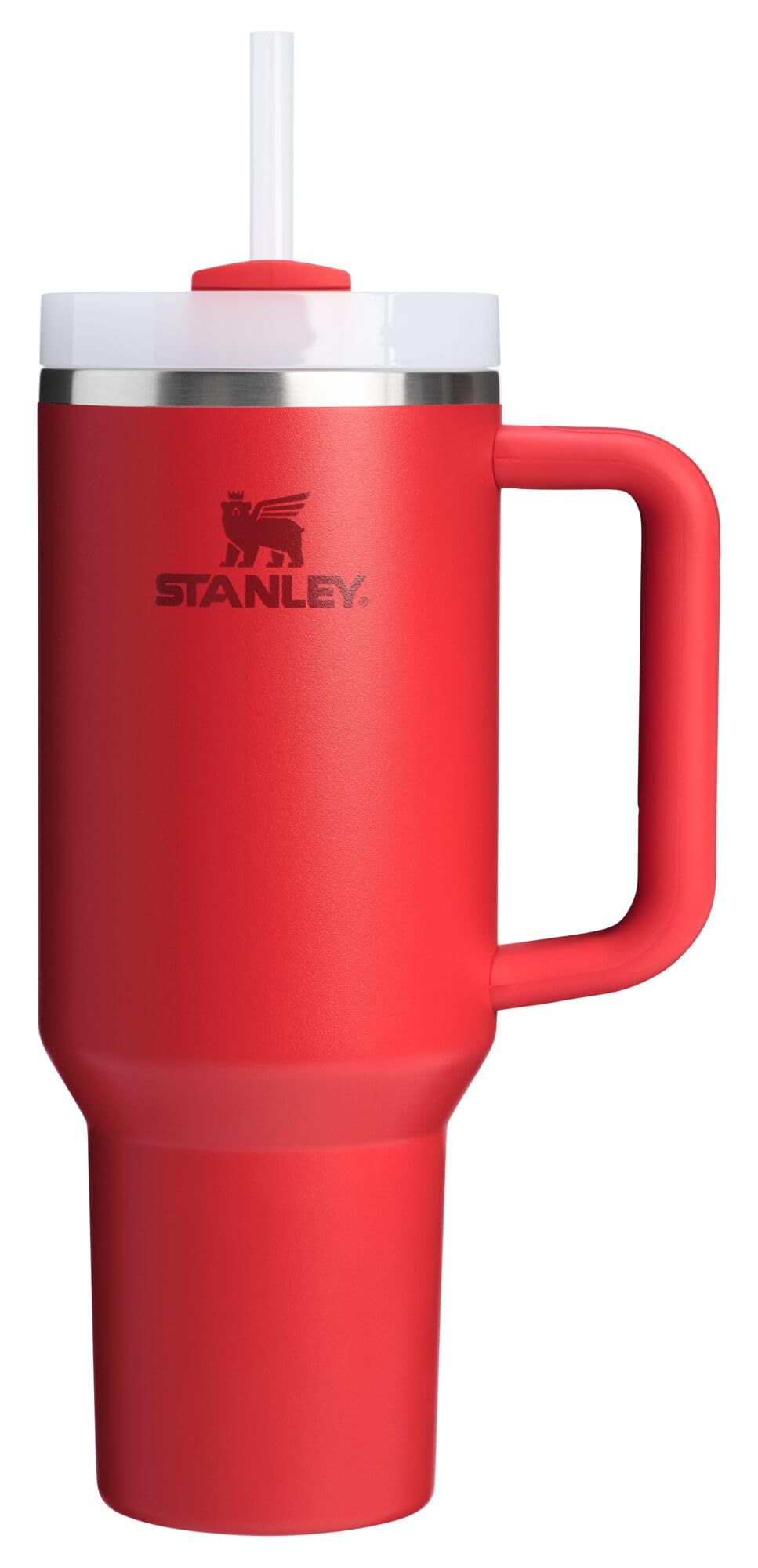 Stanley Quencher H2.0 Tumbler with Handle and Straw 30 oz | Flowstate 3-Position Lid | Cup Holder Compatible for Travel | Insulated Stainless Steel Cup | BPA-Free | Rose Quartz 2.0