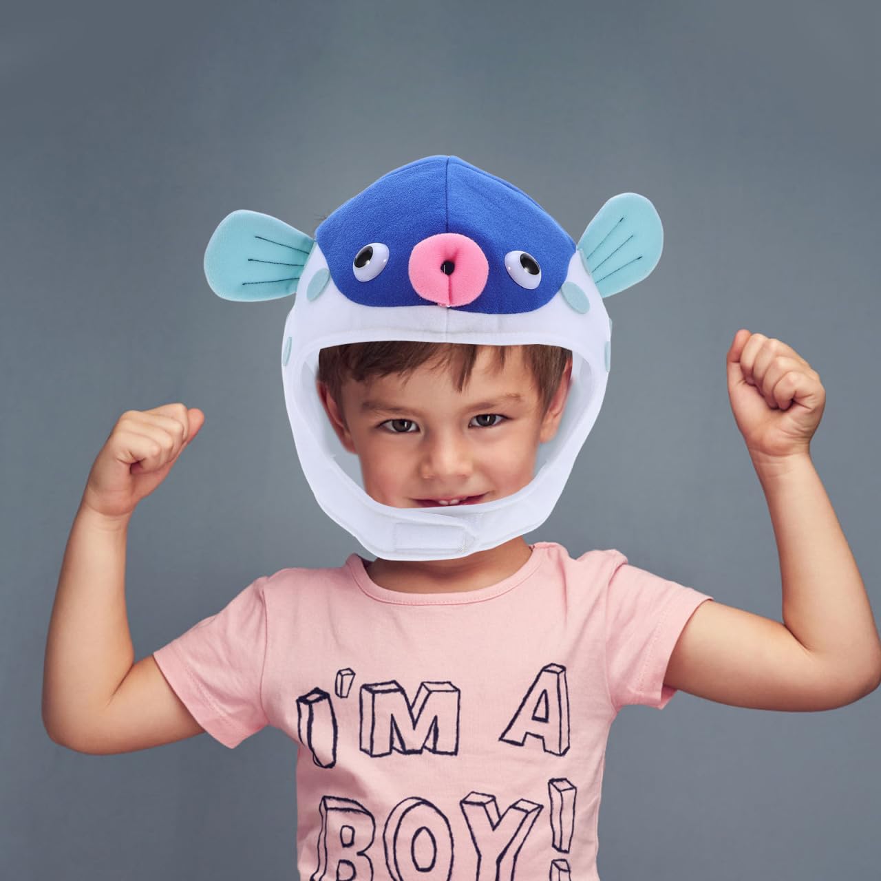 PACKOVE Costume Bonnet Hat Fish Shape Cap Cosplay Fish Headwear Cosplay Headwear Puffer Fish Clothing Funny