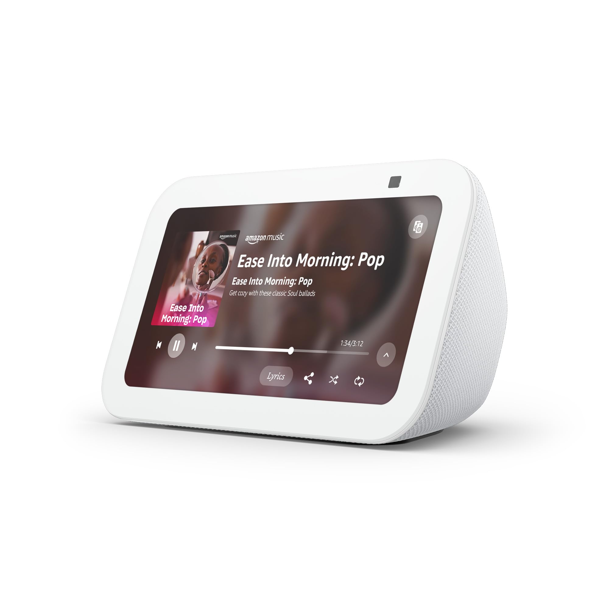 Amazon Echo Show 5 (newest model), Smart display with deeper bass and clearer sound, Charcoal, with Alexa+ Early Access