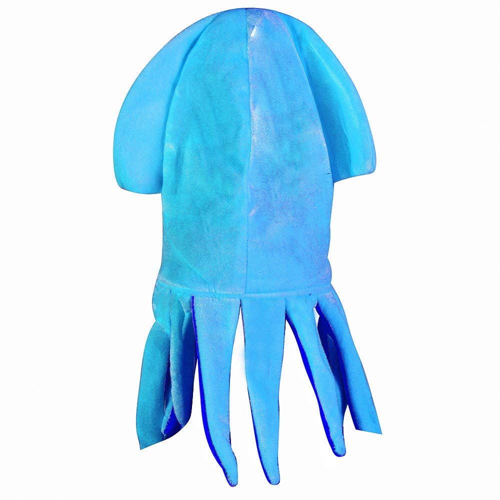 Green Squid Hat Mix - Large Squid Hat in Green with Crazy Eyes