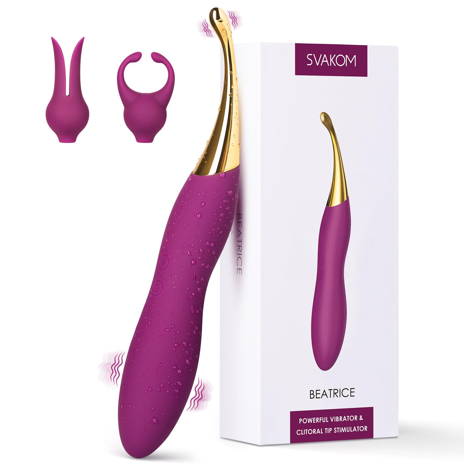 Clitoral Vibrator Sex Toys for Women - SVAKOM Female Squirting Vibrators Clit G-Spot Nipple Anal Stimulator- High Frequency Quick Orgasm Personal Massager Wand Adult Sensory Toy