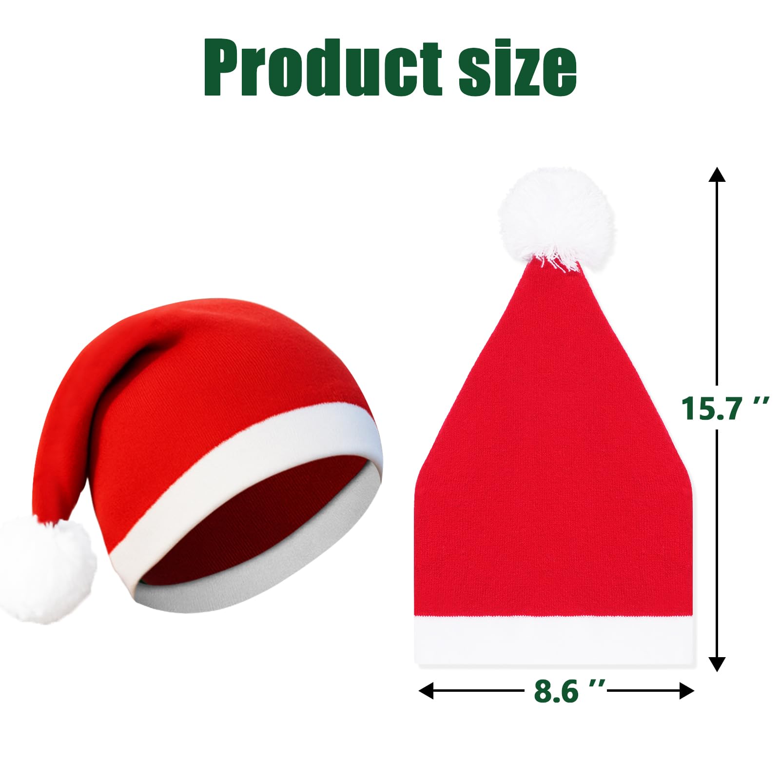 Christmas Beanie Winter Hat, Holiday Funny Xmas Gifts for Men Women Teens