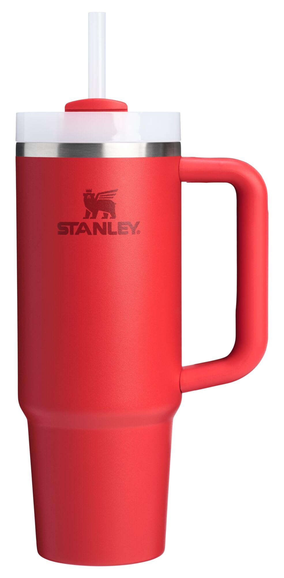 Stanley Quencher H2.0 Tumbler with Handle and Straw 30 oz | Flowstate 3-Position Lid | Cup Holder Compatible for Travel | Insulated Stainless Steel Cup | BPA-Free | Rose Quartz 2.0