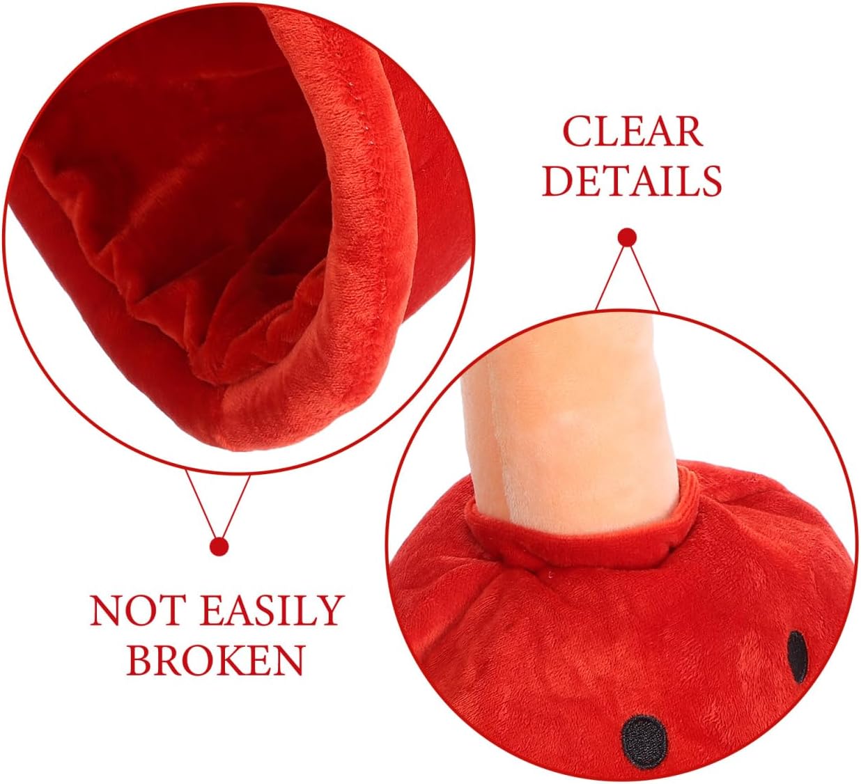 Cabilock Cosplay Dress up Hat Funny Party Hat Novelty Headwear Toilet Plunger Costume Silly Pp Cotton