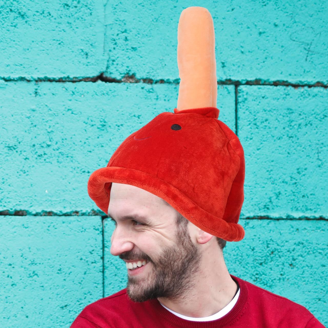 Cabilock Cosplay Dress up Hat Funny Party Hat Novelty Headwear Toilet Plunger Costume Silly Pp Cotton