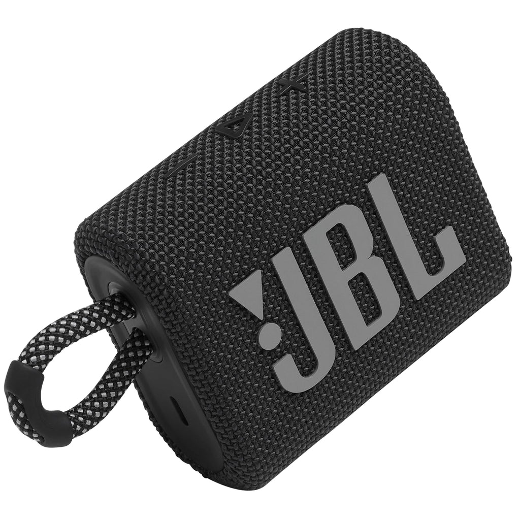 JBL Go 4 - Ultra-Portable, Waterproof and Dustproof Bluetooth Speaker, 7-Hour Built-in Battery, Made in Part with Recycled Materials (Black)
