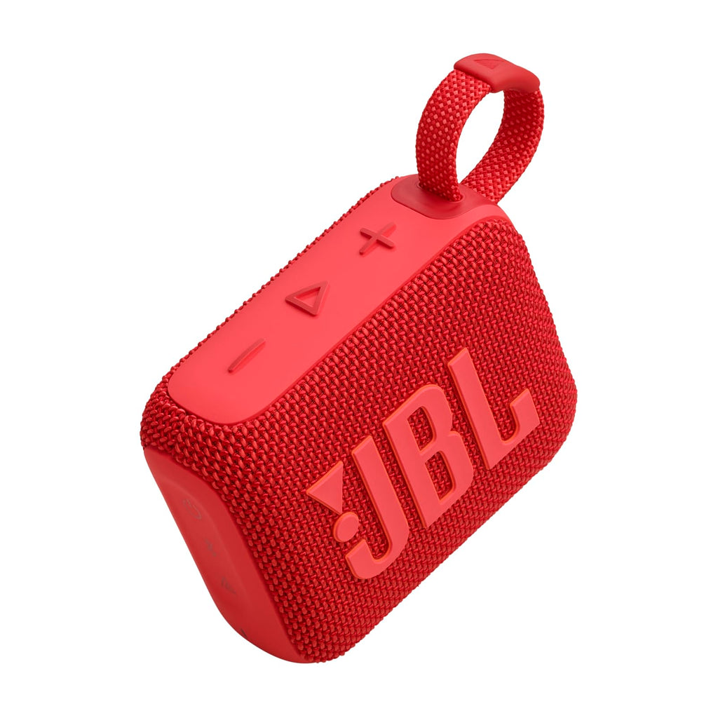 JBL Go 4 - Ultra-Portable, Waterproof and Dustproof Bluetooth Speaker, 7-Hour Built-in Battery, Made in Part with Recycled Materials (Black)