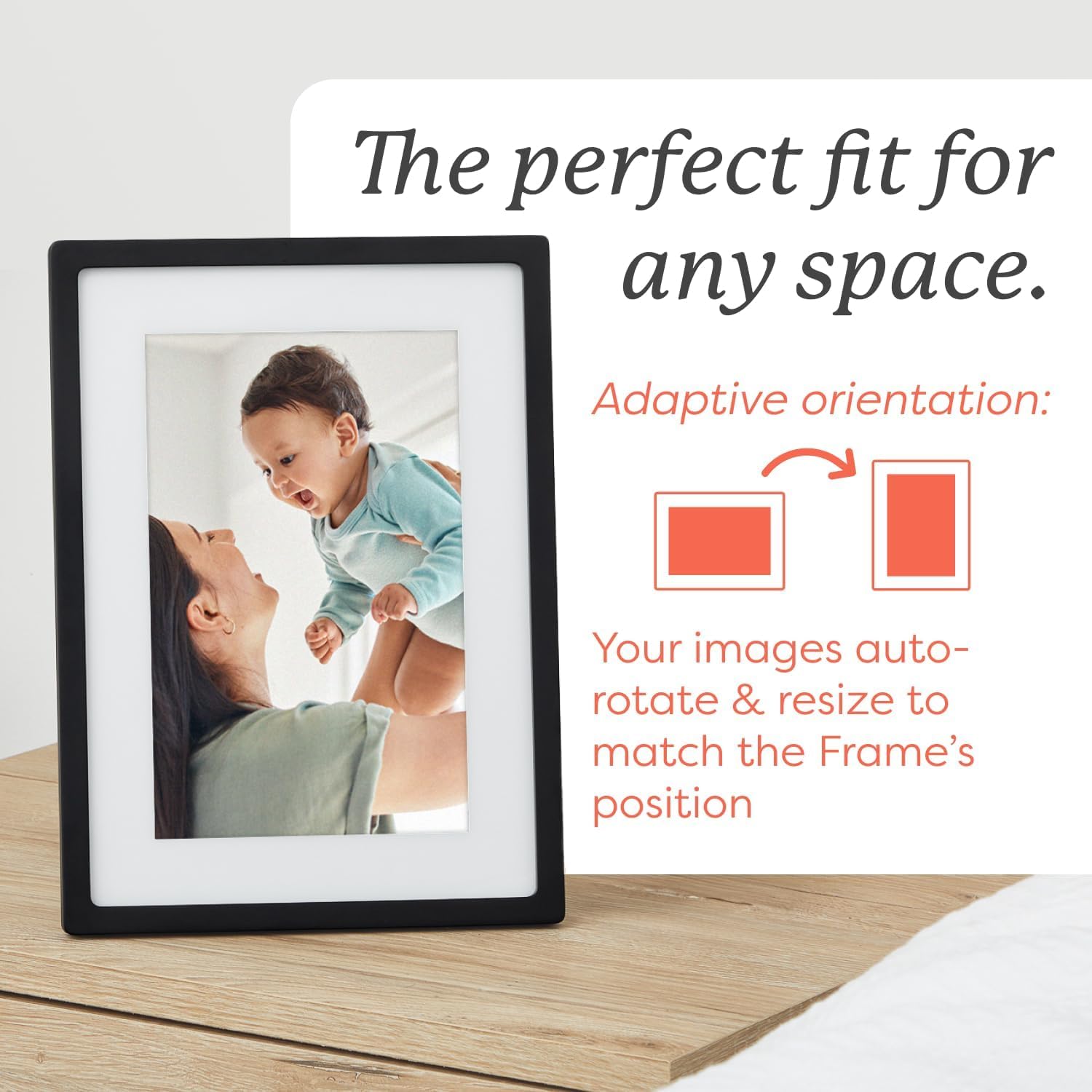 Skylight Frame – WiFi Digital Picture Frame Customer Support, Touch Screen Digital Photo Frame with Easy Setup, Photo Gifts for Parents and Grandparents - 10 Inch Black