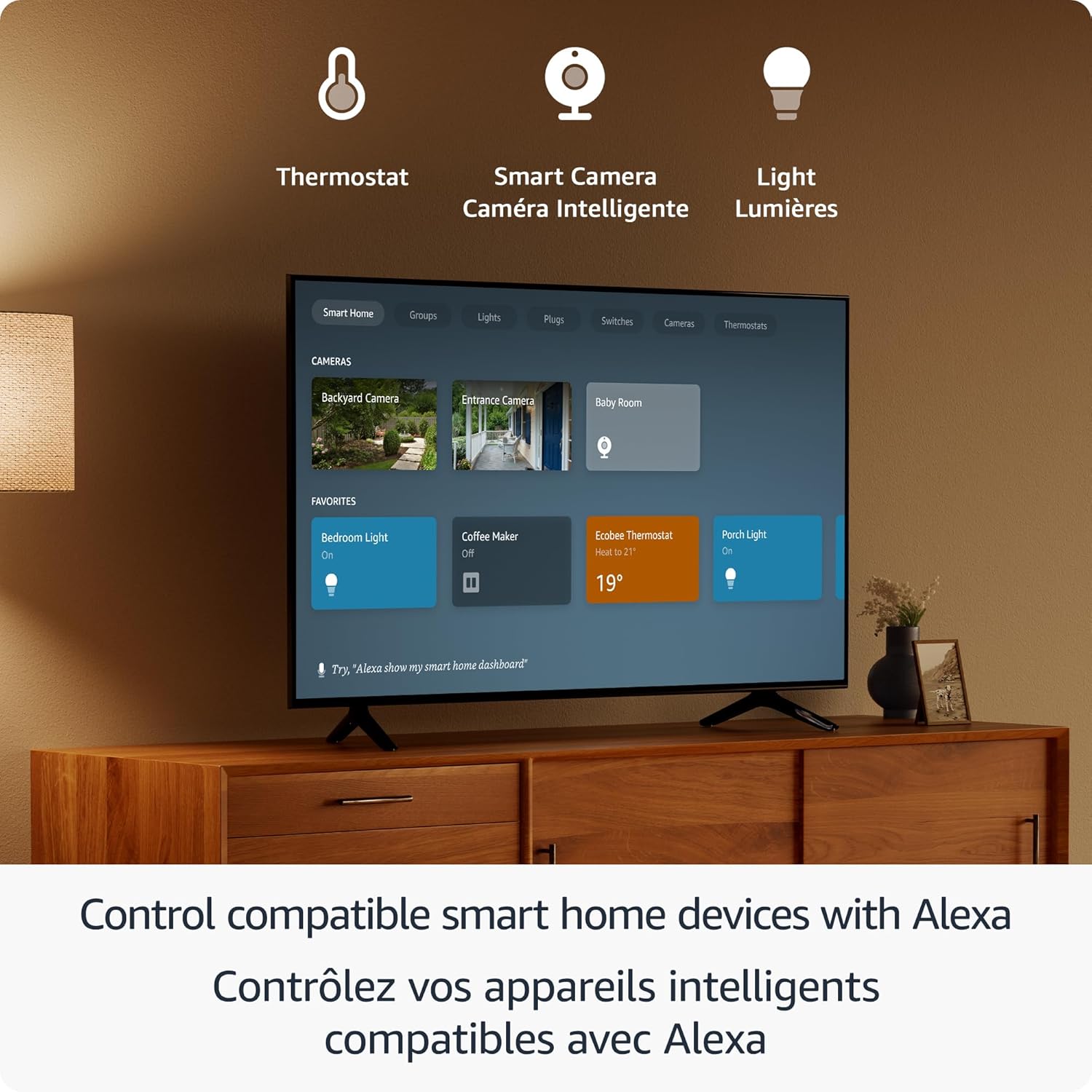 Amazon Fire TV Stick HD (newest model), free and live TV, Alexa Voice Remote, smart home controls, HD streaming